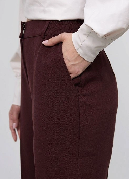Брюки жен. 320294.09312.4800N Темно-вишневый  (1)