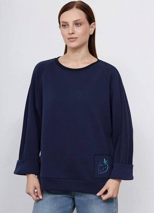  GRIOL. Джемпер жен. 311139.6_313.9600R Тёмно-синий GRIOL