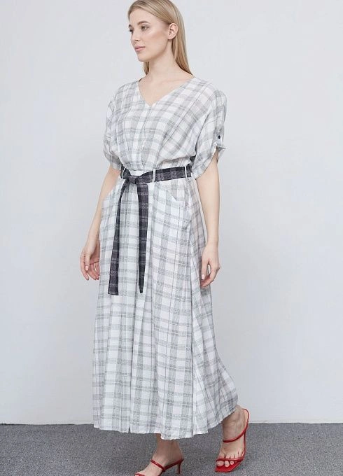 Платье жен. 360327.03312.8202P Бело-чёрный  (3)