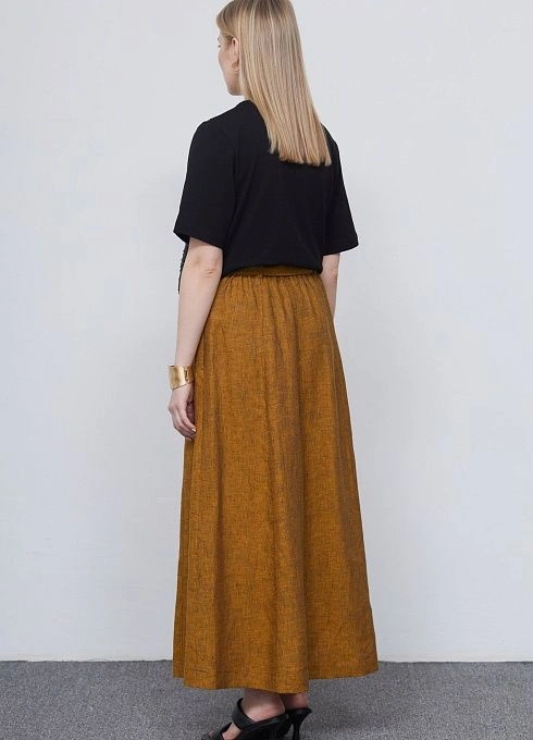 Юбка жен. 358246.37312.2694M Жёлто-синий  (1)