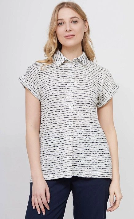 Рубашка из фактурного трикотажа GRIOL