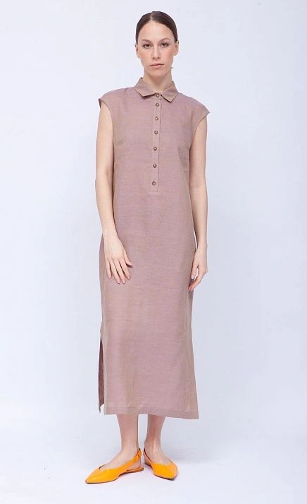 GRIOL. Платье жен. 367954А.1312.6922M Бледно-розовый меланж GRIOL GRIOL. Платье жен. 367954А.1312.6922M Бледно-розовый меланж