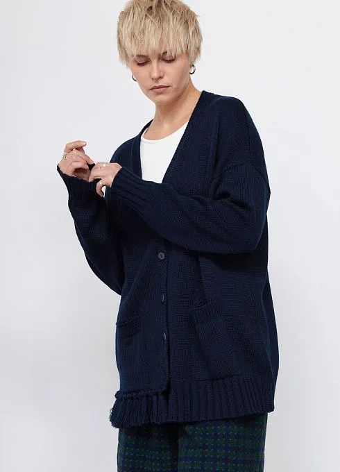 Жакет жен. 370243.15303.9600N Тёмно синий  (1)