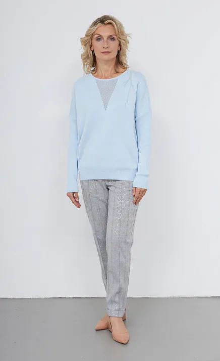 GRIOL. Джемпер жен. 310399.33303.1600L Голубой GRIOL GRIOL. Джемпер жен. 310399.33303.1600L Голубой