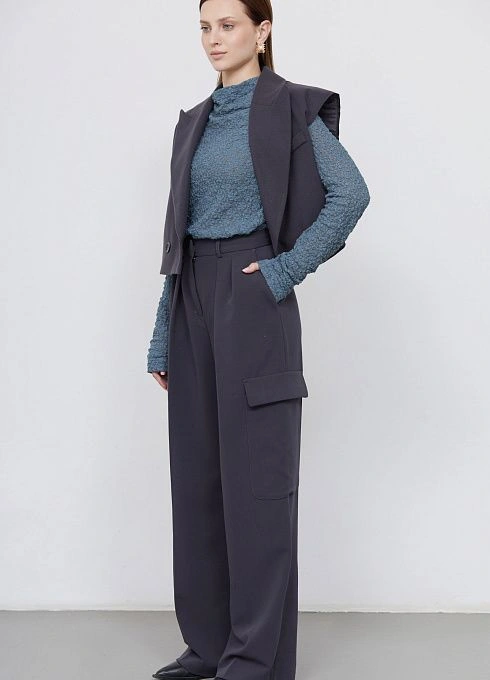 Брюки жен. 324280А.11312.7600N Тёмно-серый  (3)