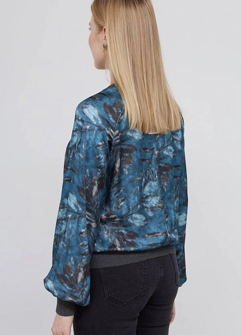 Блуза жен. 310903Т.03312.8677F серо-голубой  (6)