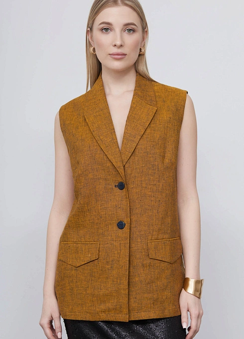  GRIOL. Жилет жен. 382862.37312.2694M Жёлто-синий GRIOL