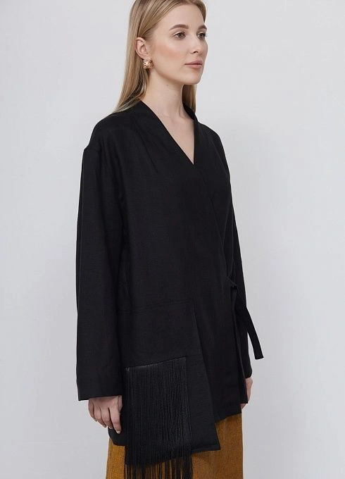 Жакет жен. 377758.37312.8200N Чёрный  (4)