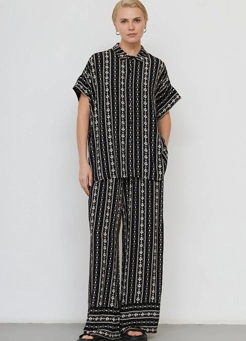 Блузка жен. 311057.03312.8222G Чёрный (2)