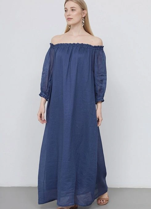 Платье жен. 360305П.03312.8400N Индиго  (3)