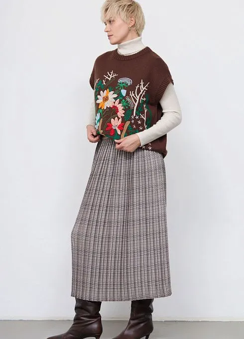 Юбка жен. 350111.03312.0301P Коричневый  (4)