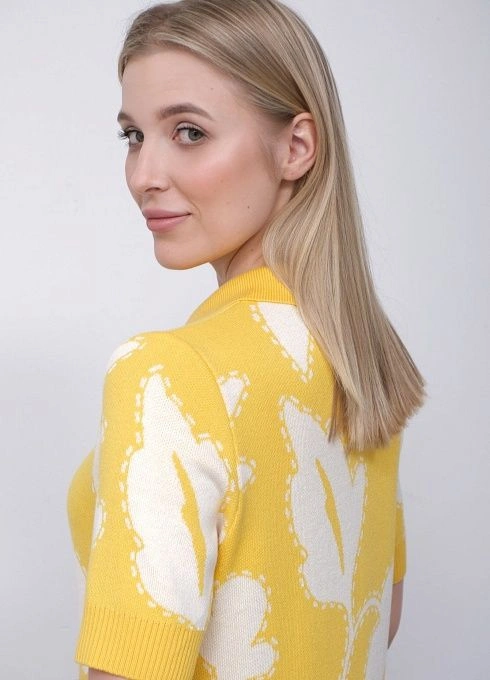 Джемпер жен. 310501.33303.2107F Жёлтый  (1)