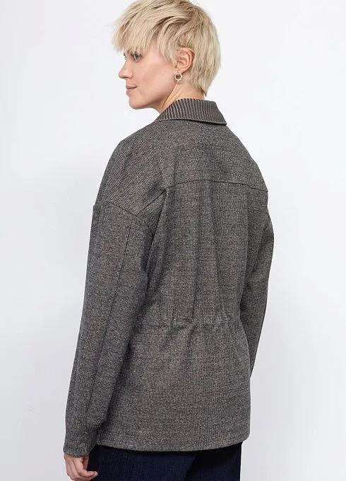 Жакет жен. 370074ГР.03313.8203Y Серый меланж  (1)