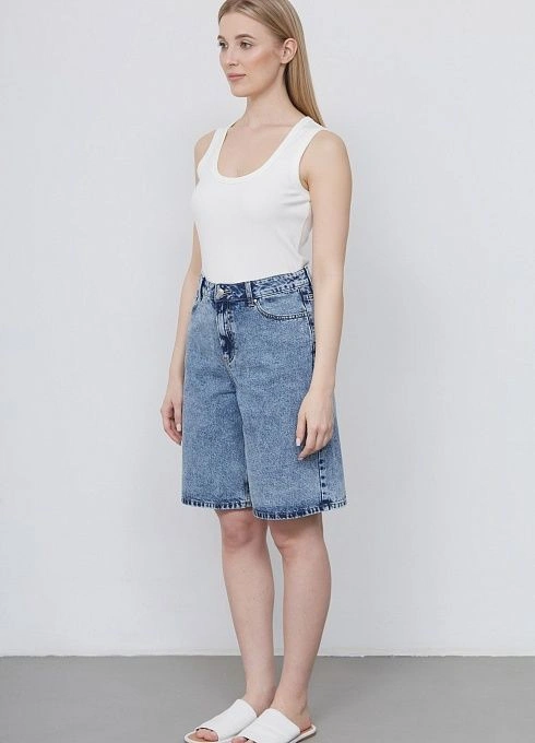 Шорты жен. 320318.26304.8400N Синий  (3)