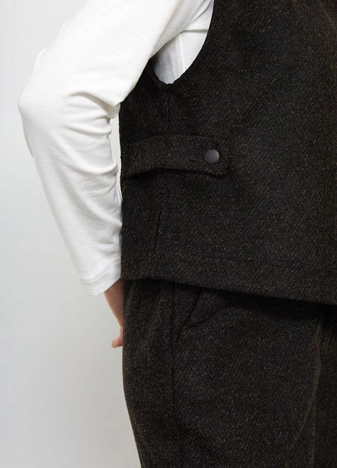 Жилет жен. 387912А.11313.8211M Коричневый меланж (1)