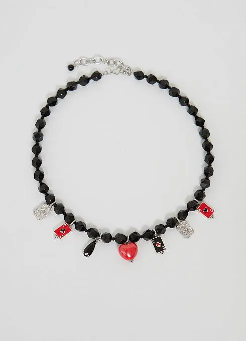  GRIOL. Колье Pokerface1 Черный GRIOL