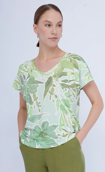  GRIOL. Джемпер жен. 310443.6_313.3201F Зеленый 