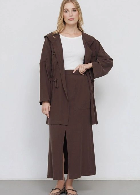  GRIOL. Юбка жен. 350068.6_312.1100N Коричневый GRIOL