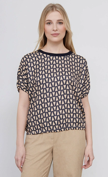 Блуза oversize атласная GRIOL