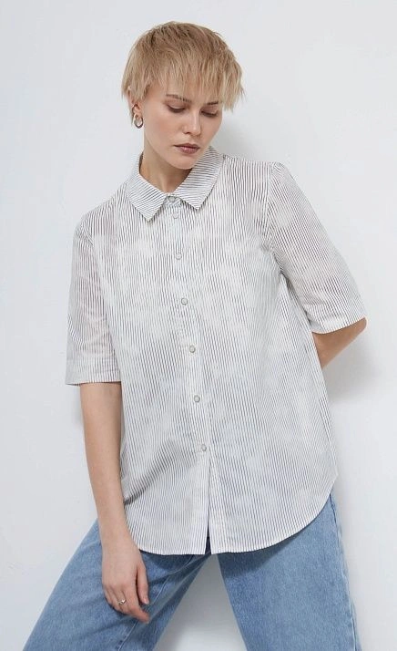 Рубашка оверсайз c короткими рукавами GRIOL