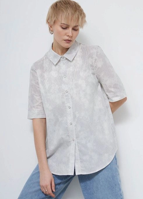 Рубашка оверсайз c короткими рукавами GRIOL