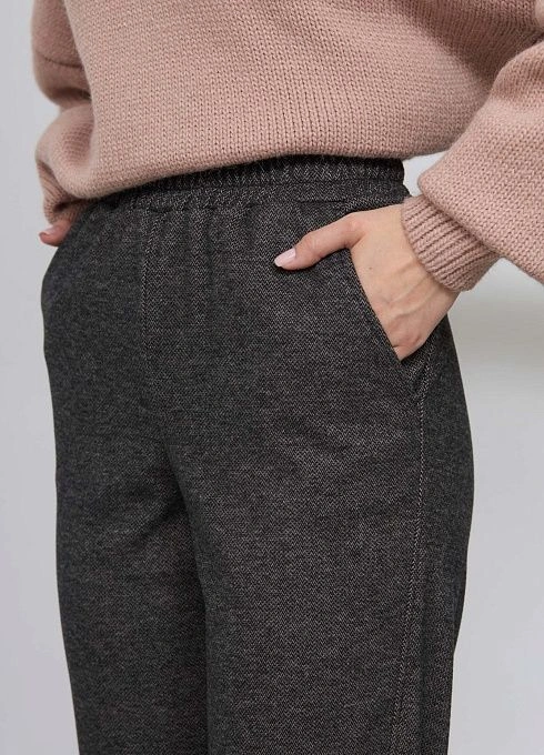 Брюки жен. 320297.09312.0382Y Бежево-черный  (4)