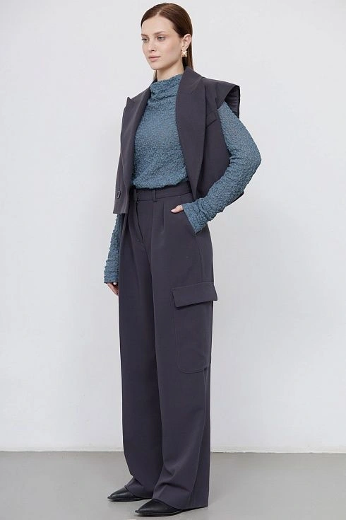 Брюки жен. 324280А.11312.7600N Тёмно-серый  (3)
