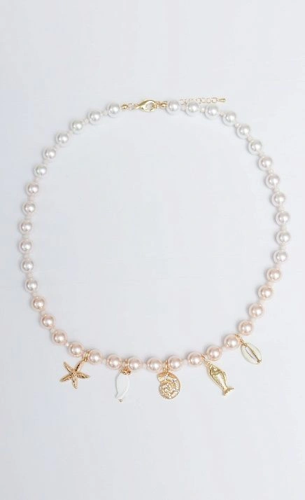  GRIOL. Колье Рибо Роха3 Бежевый 