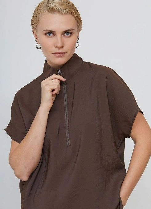 Блуза жен. 314265.11312.1100N Шоколадный (6)