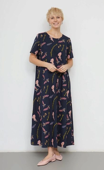  GRIOL. Платье жен. 360349.6_312.9601F Темно-синий 