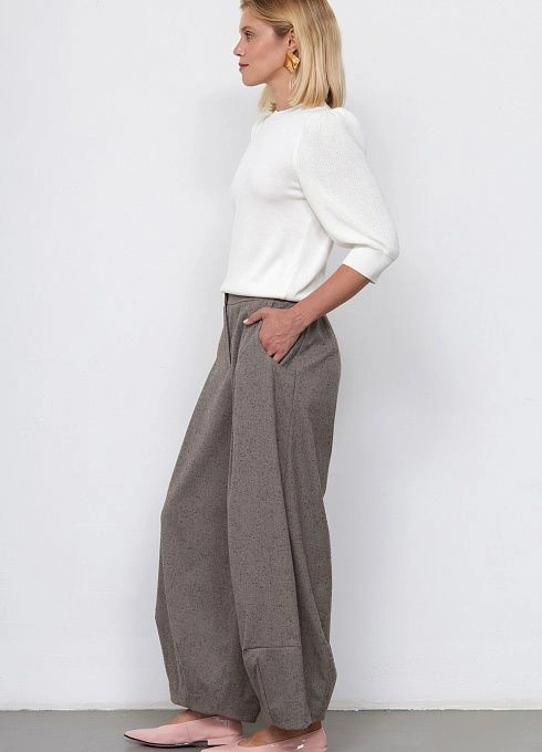 Брюки жен. 320361.03312.3485Y Серый меланж  (4)