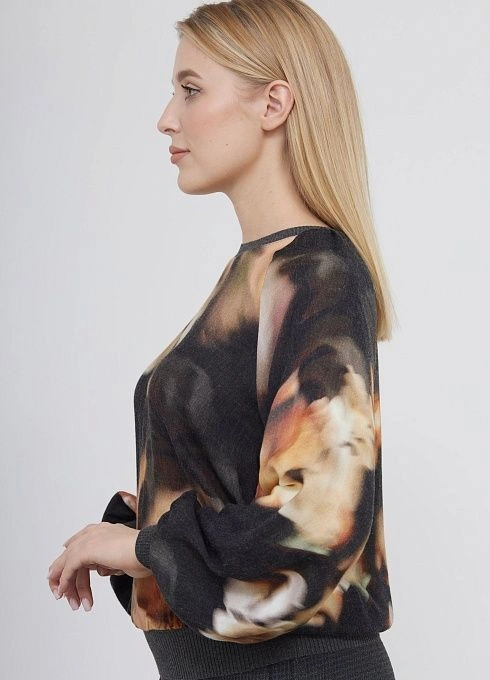 Джемпер жен. 310903Т.03313.0301О бежевыйсерый  (5)