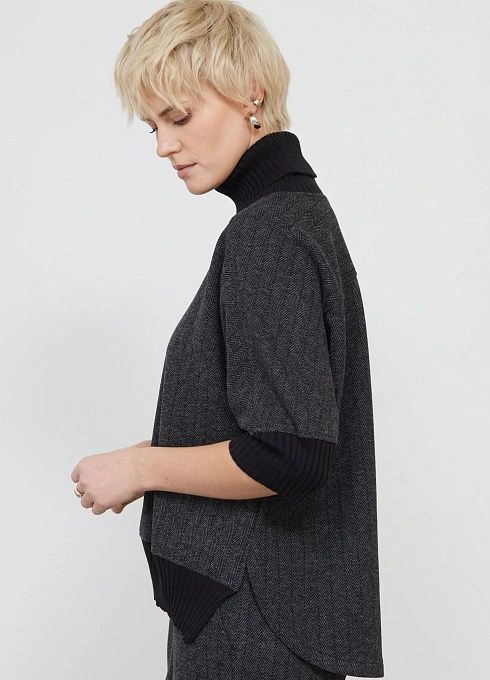 Джемпер жен. 310378.09312.7382Y Серо-черный (4)