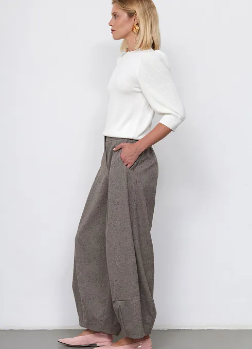 Брюки жен. 320361.03312.3485Y Серый меланж  (4)