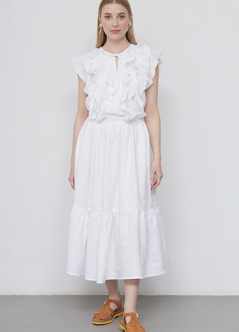  GRIOL. Платье жен. 363423А.11312.0200N Белый GRIOL