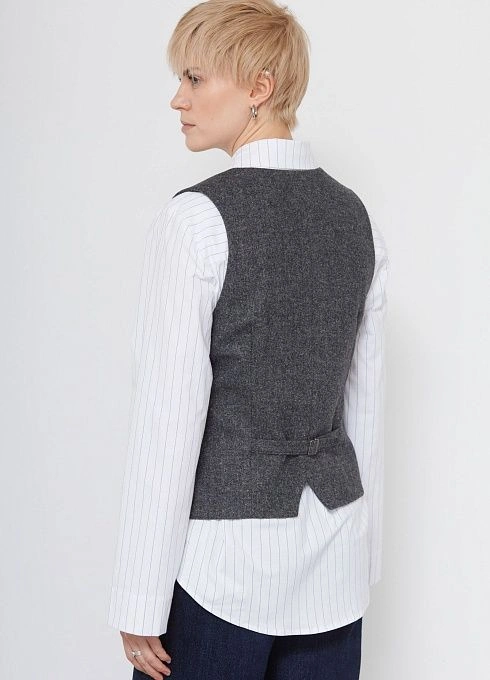 Жилет жен. 388239А.11312.8201M Серый меланж (6)