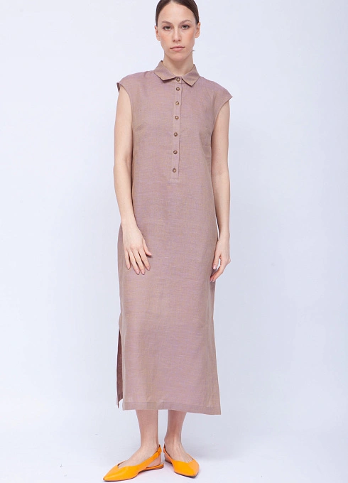  GRIOL. Платье жен. 367954А.1312.6922M Бледно-розовый меланж GRIOL