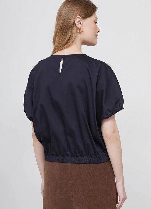 Блузка жен. 318164.11312.9600N Т.синий  (1)