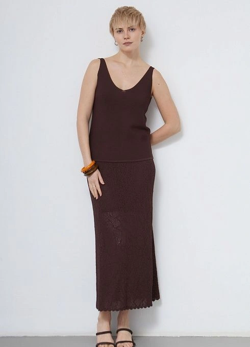 Джемпер жен. 310569.33303.1100N Коричневый (2)