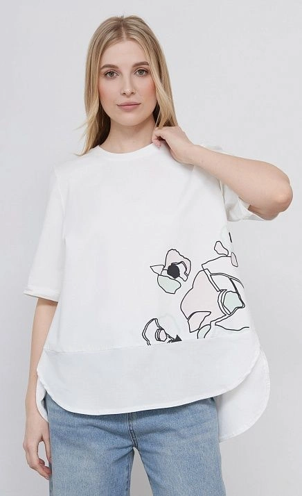 GRIOL. Джемпер жен. 311001К.03313.0707E молоко GRIOL GRIOL. Джемпер жен. 311001К.03313.0707E молоко