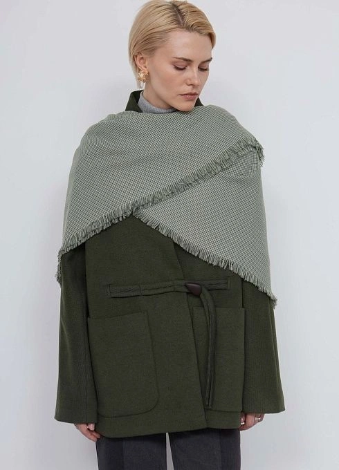  GRIOL. Платок жен. 610090.11110.3174Z Серо-оливковый GRIOL