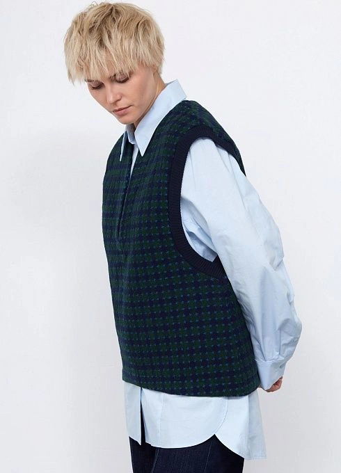 Жилет жен. 380020УД.03312.8829P зеленыйсиний  (4)