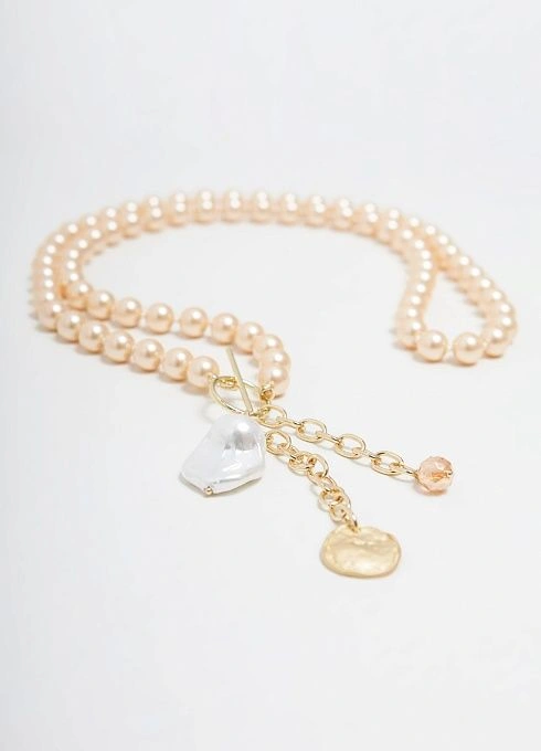 Колье Три сестры 1 Бежевый  (2)