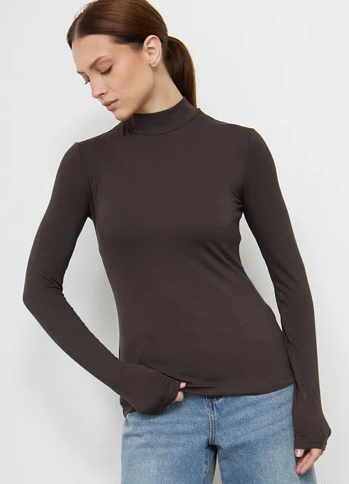  GRIOL. Джемпер жен. 311080.6_313.1000N Коричневый GRIOL