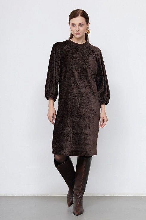  GRIOL. Платье жен. 360330Н.6_312.1100N Шоколадный GRIOL