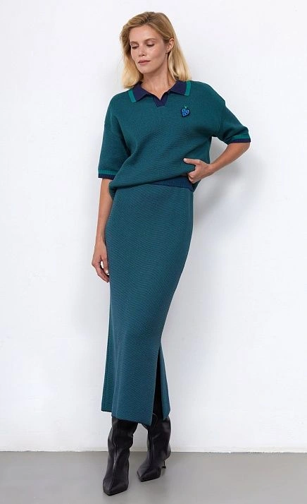  GRIOL. Юбка жен. 350123.33303.8788V Т.синий 