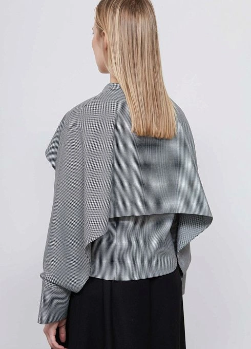 Жакет жен. 374579.11312.8202Z Чёрно-белый  (1)