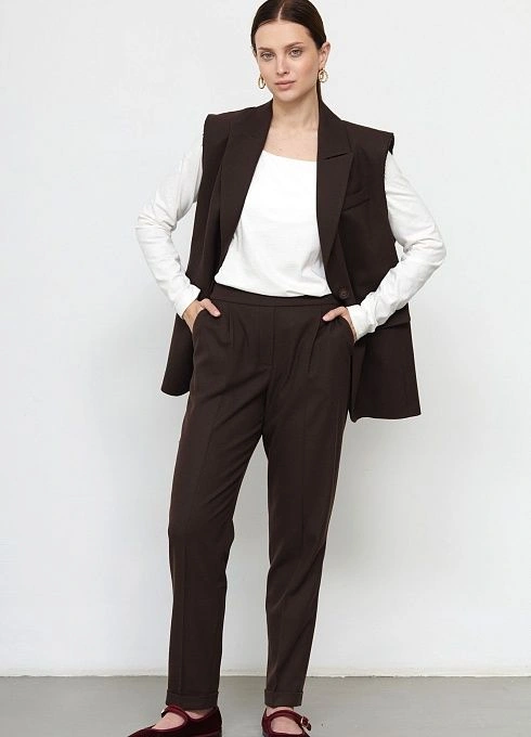 Брюки жен. 327682.11312.5900N Коричневый (1)