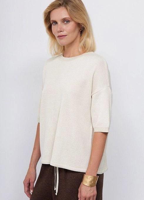 Джемпер жен. 310470.33303.0621L Молочно-золотистый  (4)