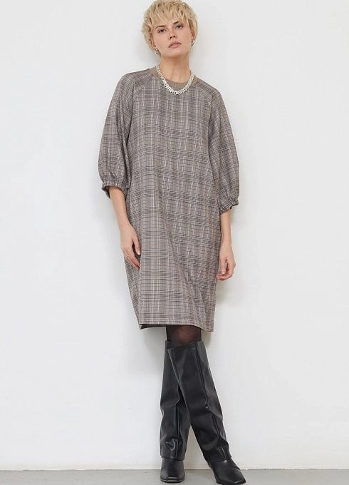  GRIOL. Платье жен. 360330Н.6_312.0301P Коричневый GRIOL